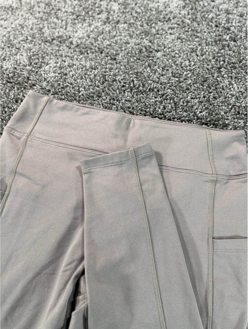 Victoria’s Secret Pink High Waist Leggings Full Length Pockets Brown  Large